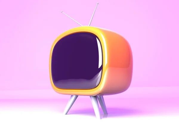 Retro Tv — Stok fotoğraf