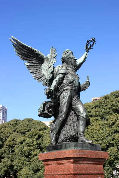 Памятник Генералу Сан Мартину Буэнос Айресе Аргентина — стоковое фото