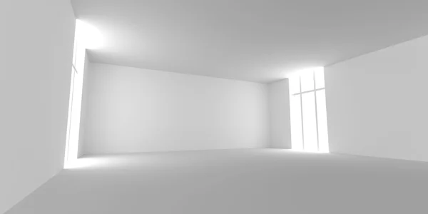 Rendered Interior Empty Room — Stock Photo, Image
