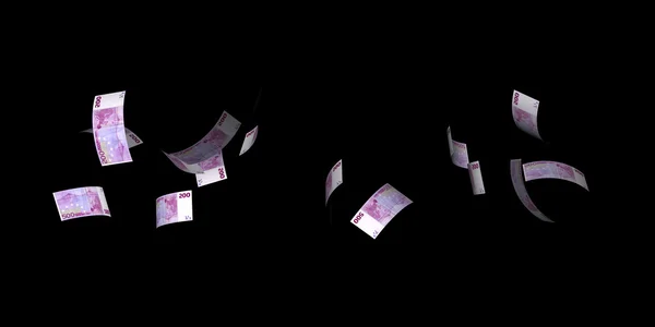 Flying Euros — Stock Photo, Image