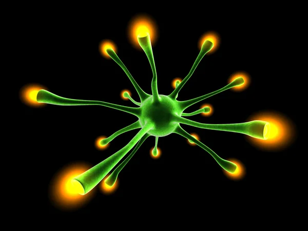Komórek neuronów — Zdjęcie stockowe