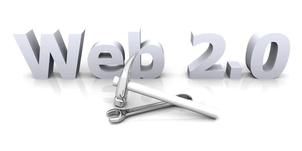 Web 2.0 - w budowie — Zdjęcie stockowe