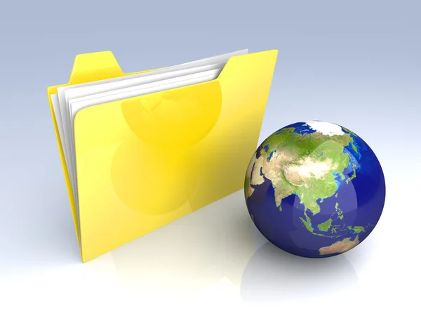 stock image Global Folder - Asia