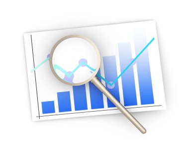 Financial analysis clipart