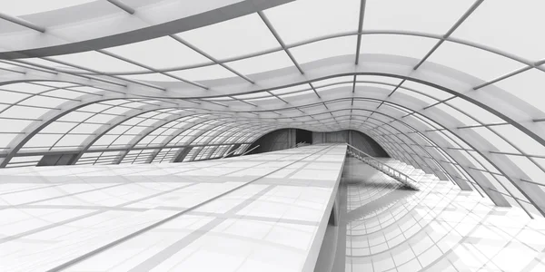 走廊的体系结构 — 图库照片