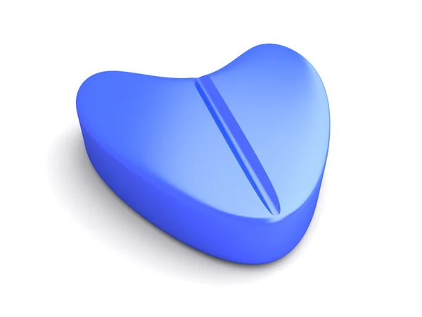 Pigułka miłość niebieski — Zdjęcie stockowe