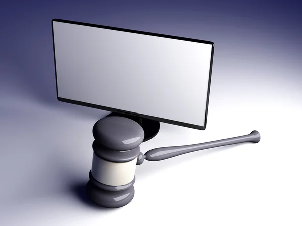 온라인 법률 — 스톡 사진