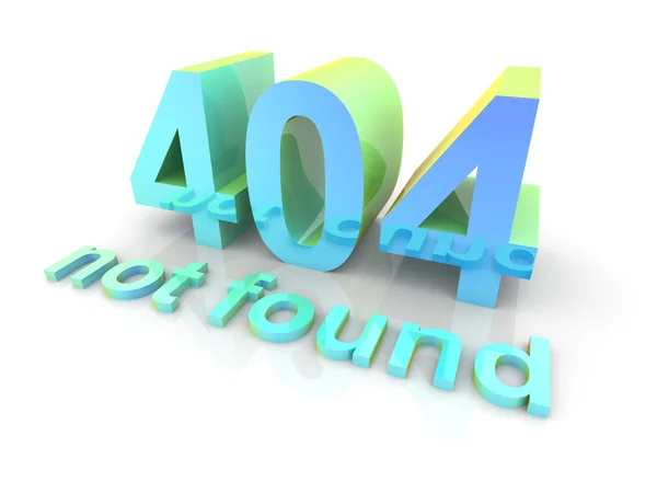 404 - non trovato — Foto Stock