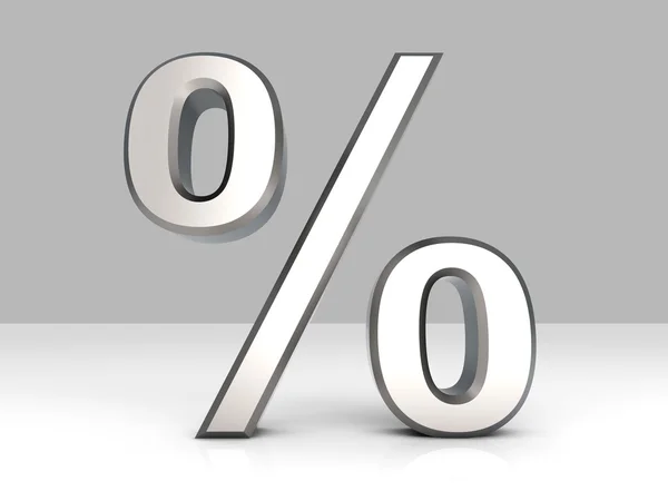 Percentage Symbol — Stock Photo, Image