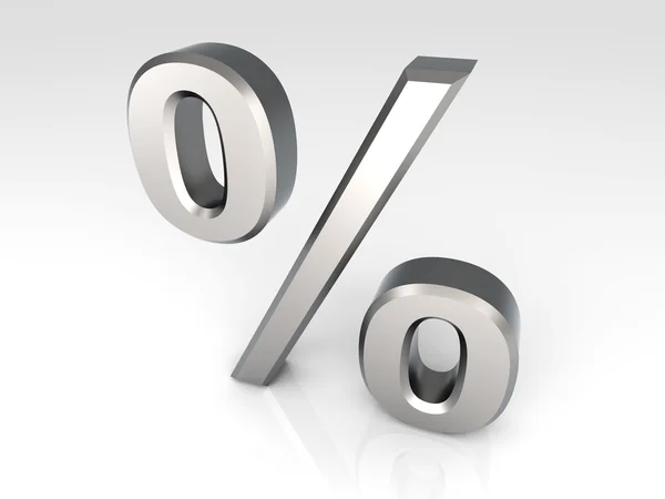 Percentage Symbol — Stock Photo, Image