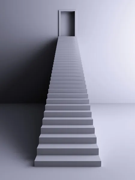 Лестница к свету — стоковое фото