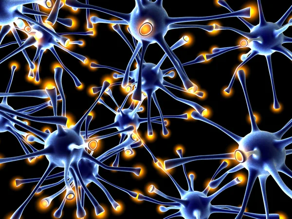 Sieci neuronalnych — Zdjęcie stockowe