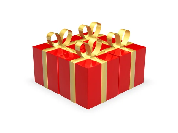 Cuatro cajas de regalo —  Fotos de Stock