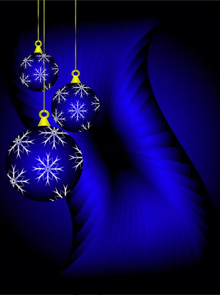 Une illustration vectorielle abstraite de Noël — Image vectorielle