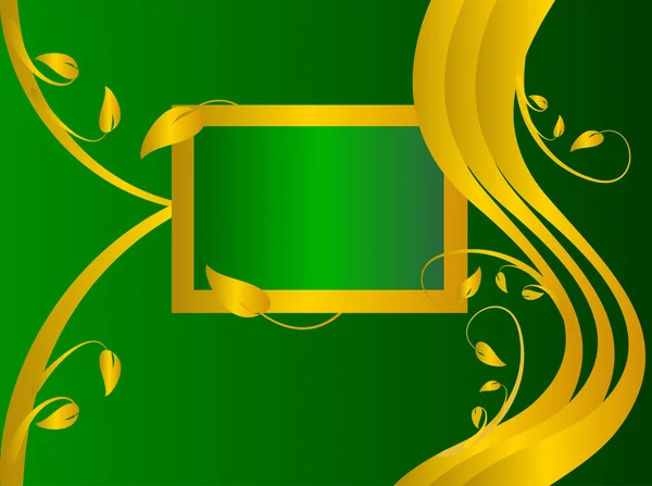 Зелений офіційний квітковий фон — стоковий вектор
