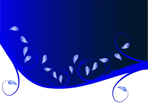 Une illustration vectorielle abstraite bleue — Image vectorielle