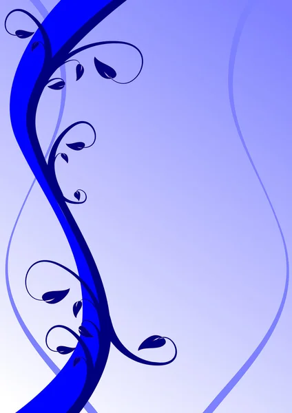 Eine blaue abstrakte Vektorillustration — Stockvektor