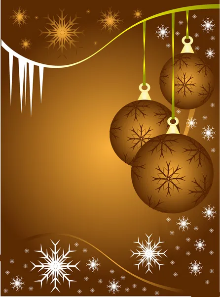 抽象的な金のクリスマスの泡の背景 — ストックベクタ