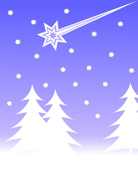 Різдвяний зимовий сценічний фон — стоковий вектор