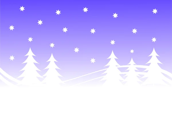 Natal inverno cena fundo — Vetor de Stock