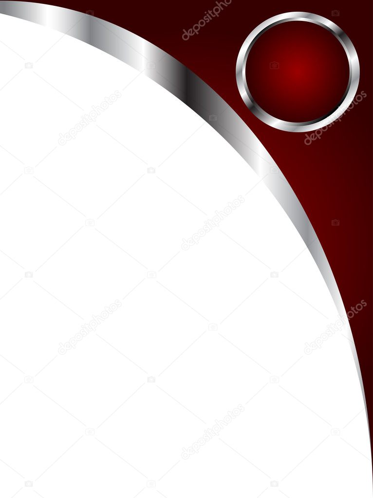 A deep red and Silver and white Business card or Background Temp