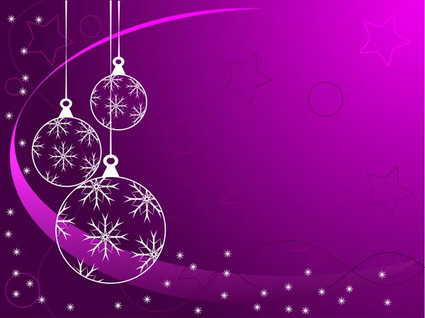 Фиолетовый абстрактный рождественский фон — стоковый вектор