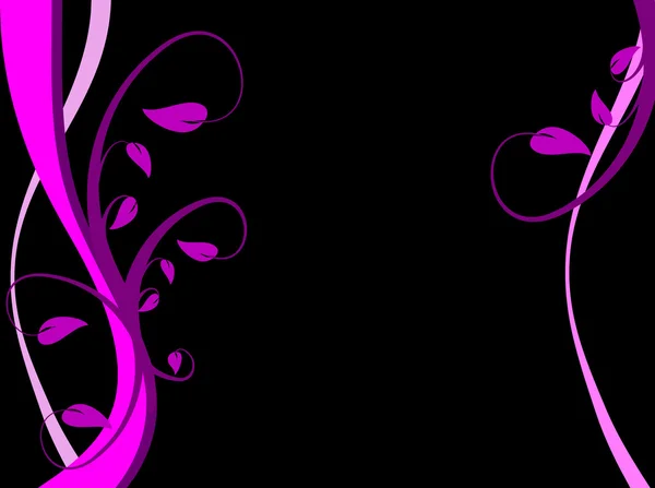 Фиолетовый абстрактный цветочный фон — стоковый вектор