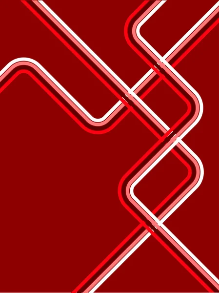 Abstrakter roter Retro-Hintergrund — Stockvektor