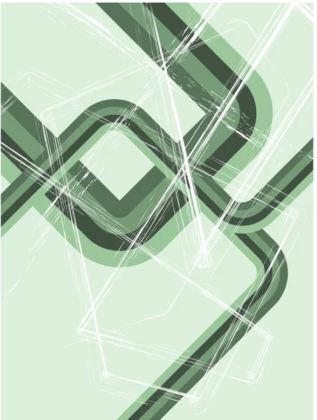 Абстрактний зелений ретро гранжевий фон — стоковий вектор