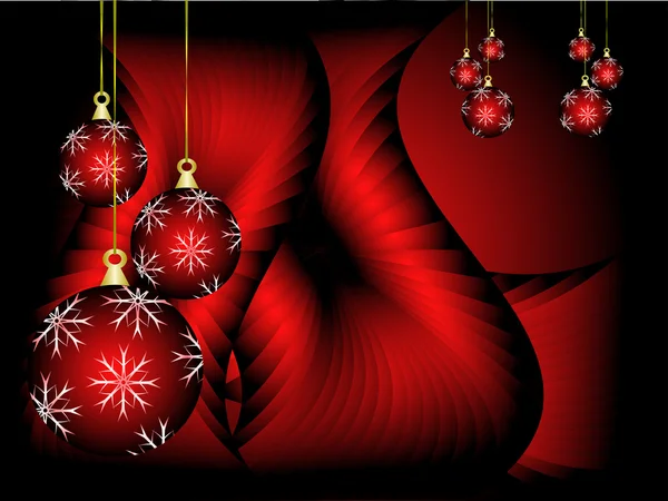 Christmas background illustration — Stock Vector