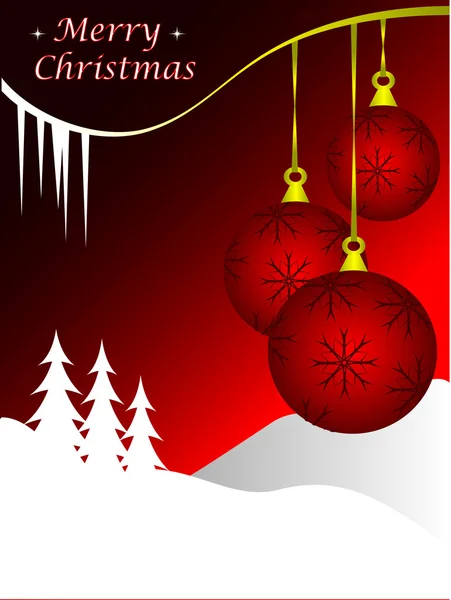 Illustration de fond Noël — Image vectorielle
