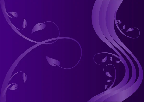要旨紫色の花の背景 — ストックベクタ