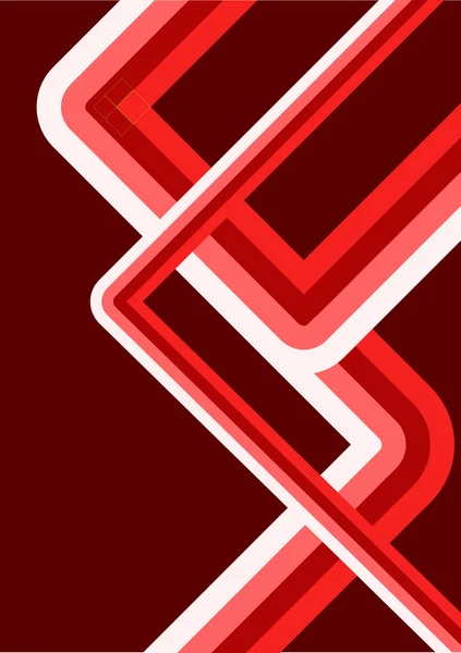 Abstracto rojo retro fondo — Vector de stock