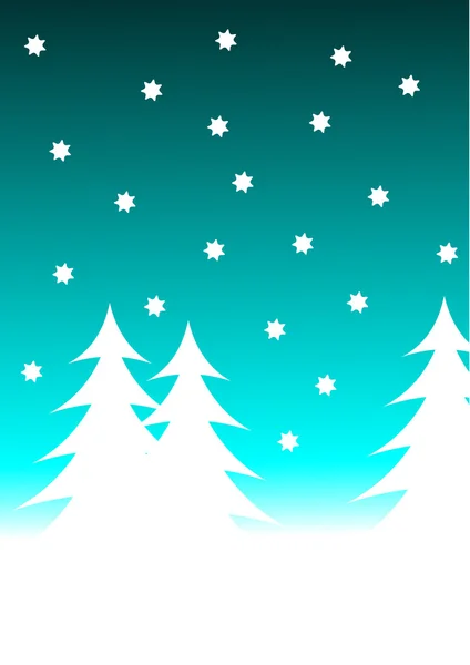 An abstract christmas vector background illustration — Stock Vector