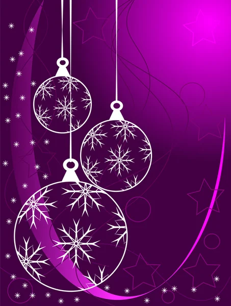 An abstract Christmas vector illustration — Stock Vector