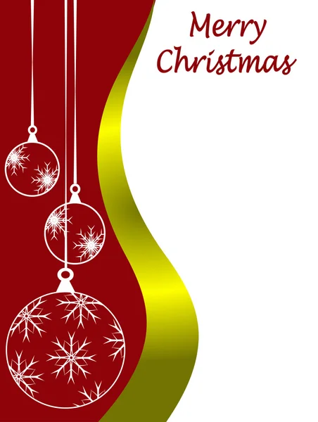 Un design de carte de Noël — Image vectorielle