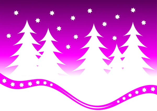 An abstract mauve christmas vector background illustration — Stock Vector