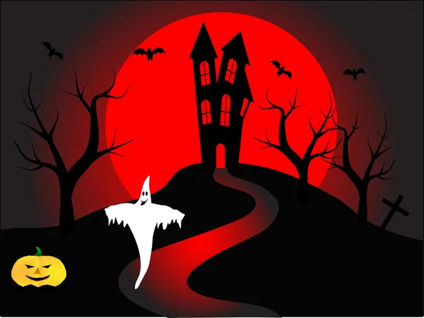Uma ilustração do vetor halloween — Vetor de Stock