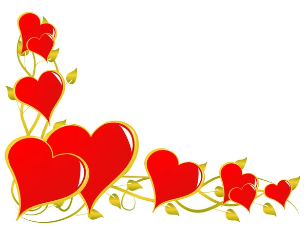 Un fond vectoriel de valentines — Image vectorielle
