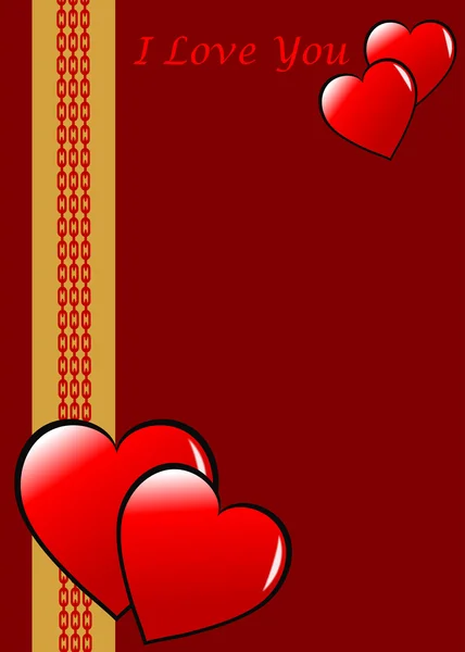 Valentines Day Vector Background — Stock Vector