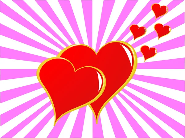 Valentines fond vectoriel jour — Image vectorielle