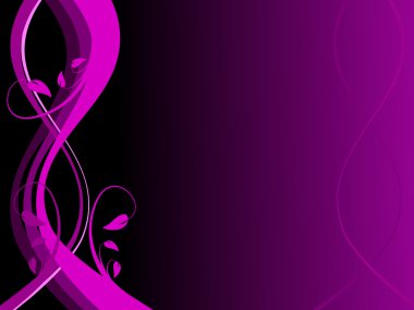 An abstract purple floral background clipart