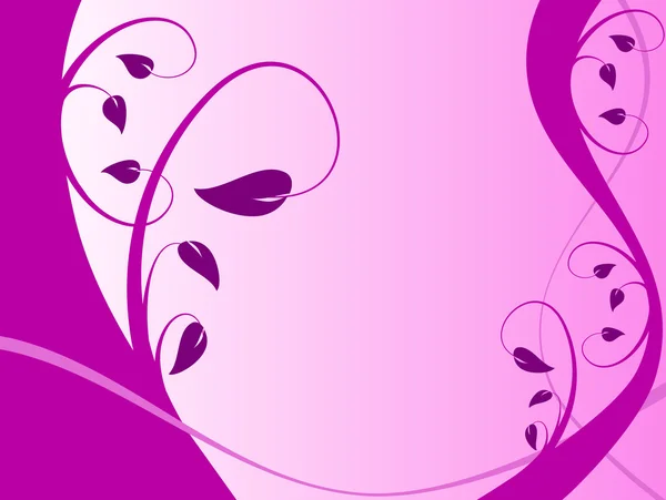 Ein abstrakter lila blumiger Hintergrund — Stockvektor