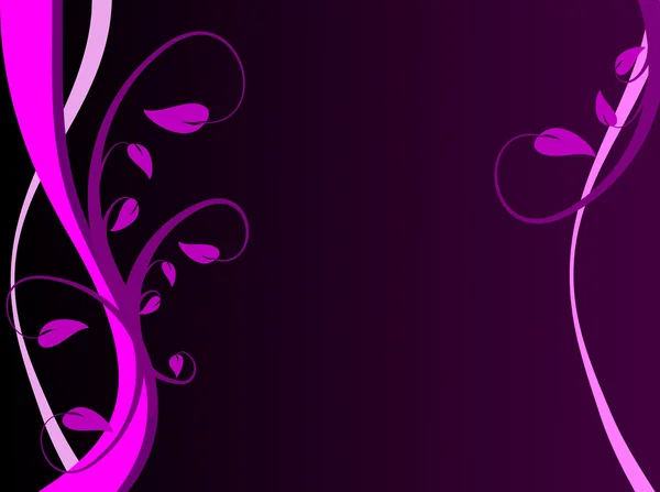 Abstract paarse bloemen achtergrond — Stockvector