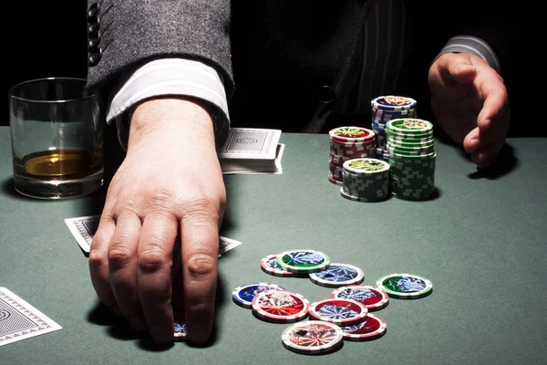 Poker Player Get Premium — Stock Photo, Image