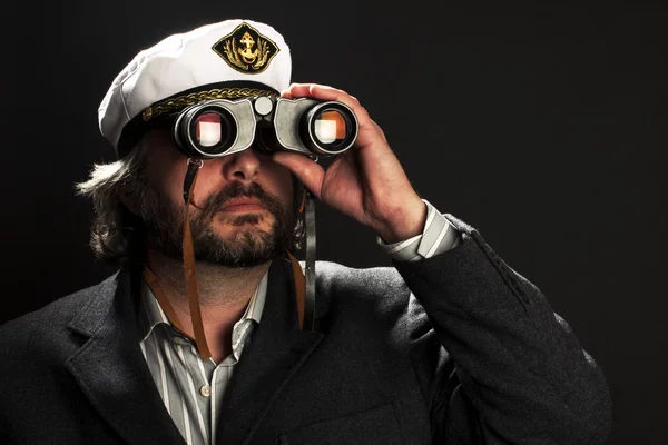 Capitão Navio Oceânico — Fotografia de Stock