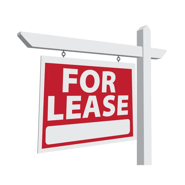 For Lease Vector Real Estate Sign — Stock Vector