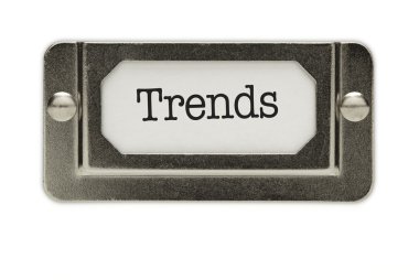 Trends File Drawer Label clipart