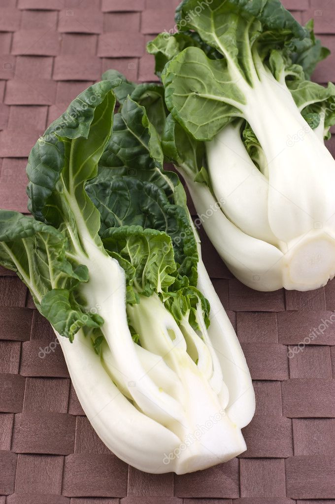 Baby Bok Choy in vertical format