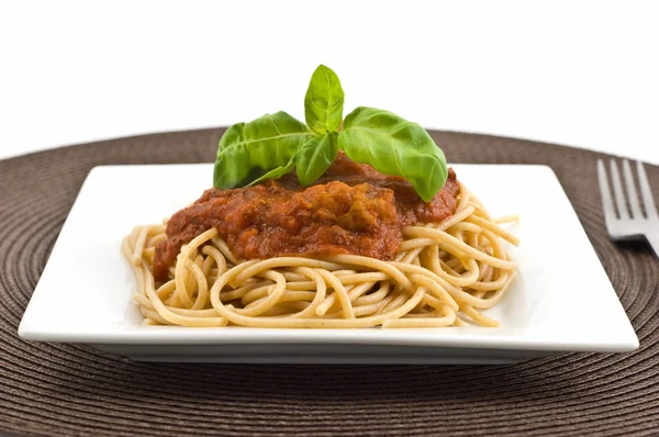 Spaghetti Bolonia — Zdjęcie stockowe